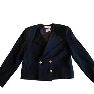 EUC Vintage Henry White Dublin Classic Navy Wool Blazer